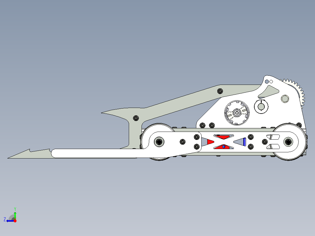 武术战斗机器人车3D图