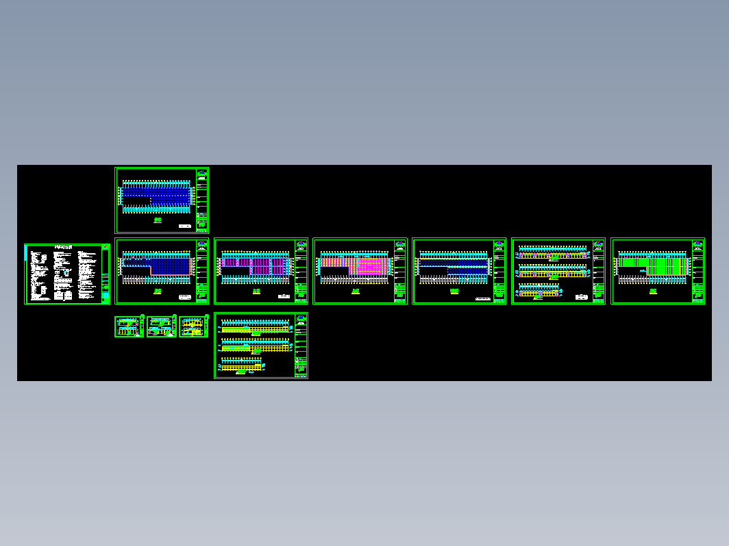 湖北恩思某公司钢结构工程CAD