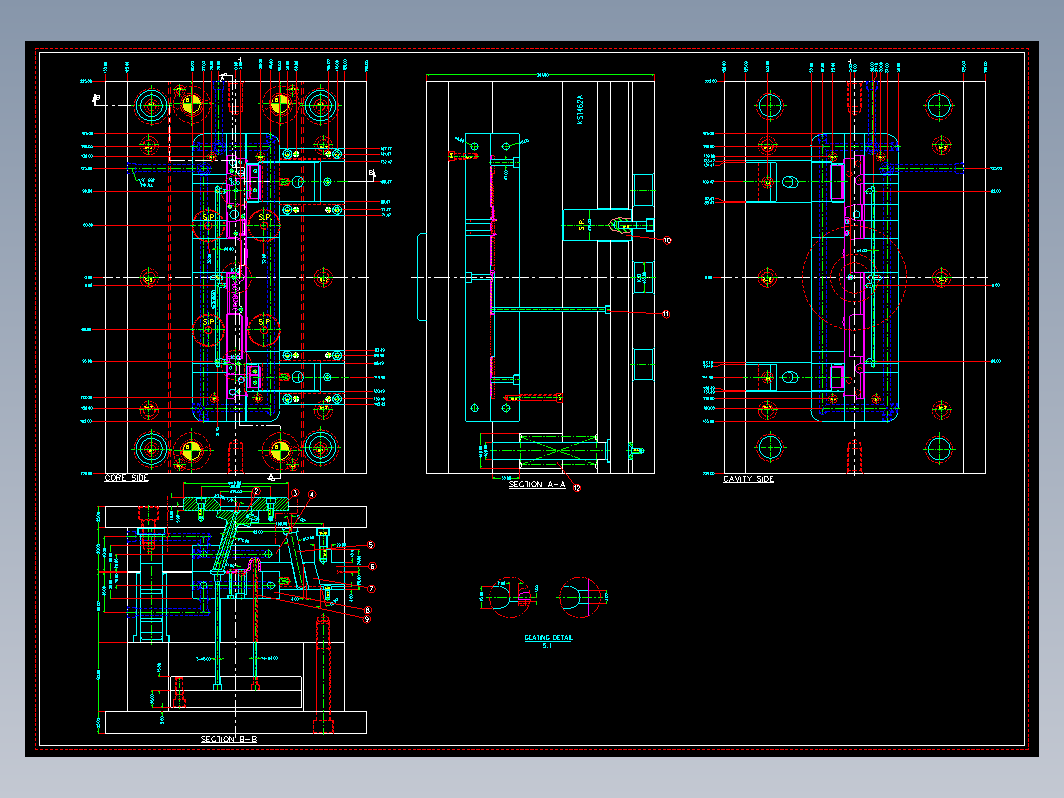 模具设计-斜唧嘴