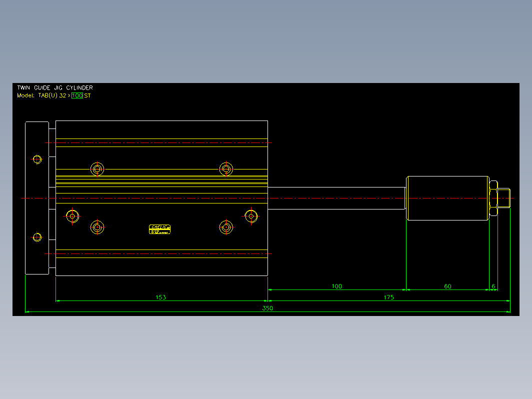 气缸 32x100