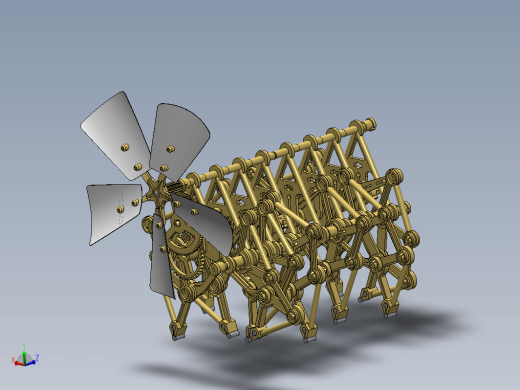 风力兽行走玩具 Theo Jansen's Strandbeest