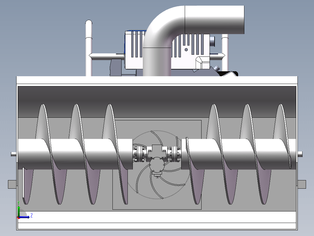 手扶式小型除雪机设计三维SW+CAD+说明书