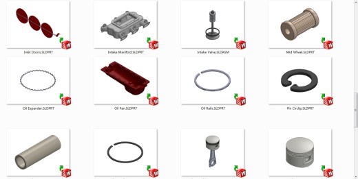 V12发动机3D模型图纸 汽车引擎 水冷设计缩略图