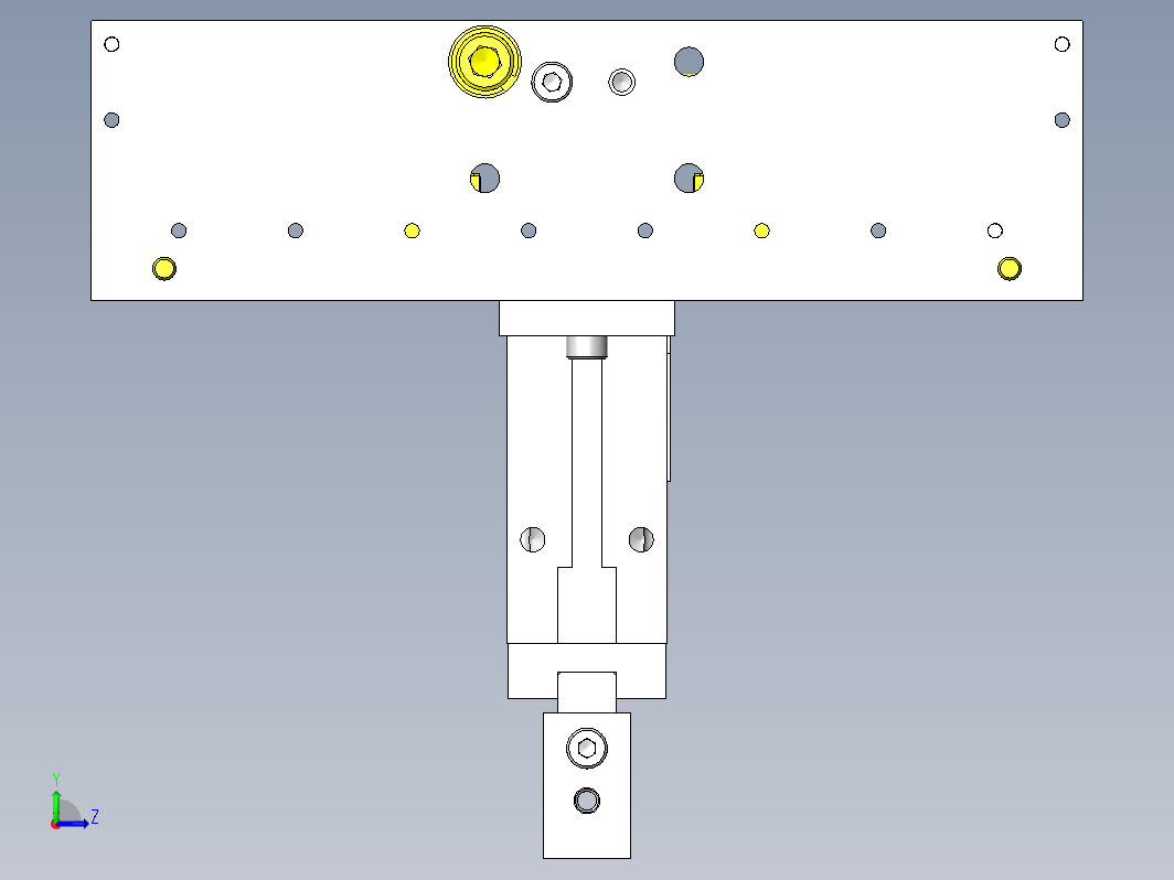 变更工件间距的3连夹头机构