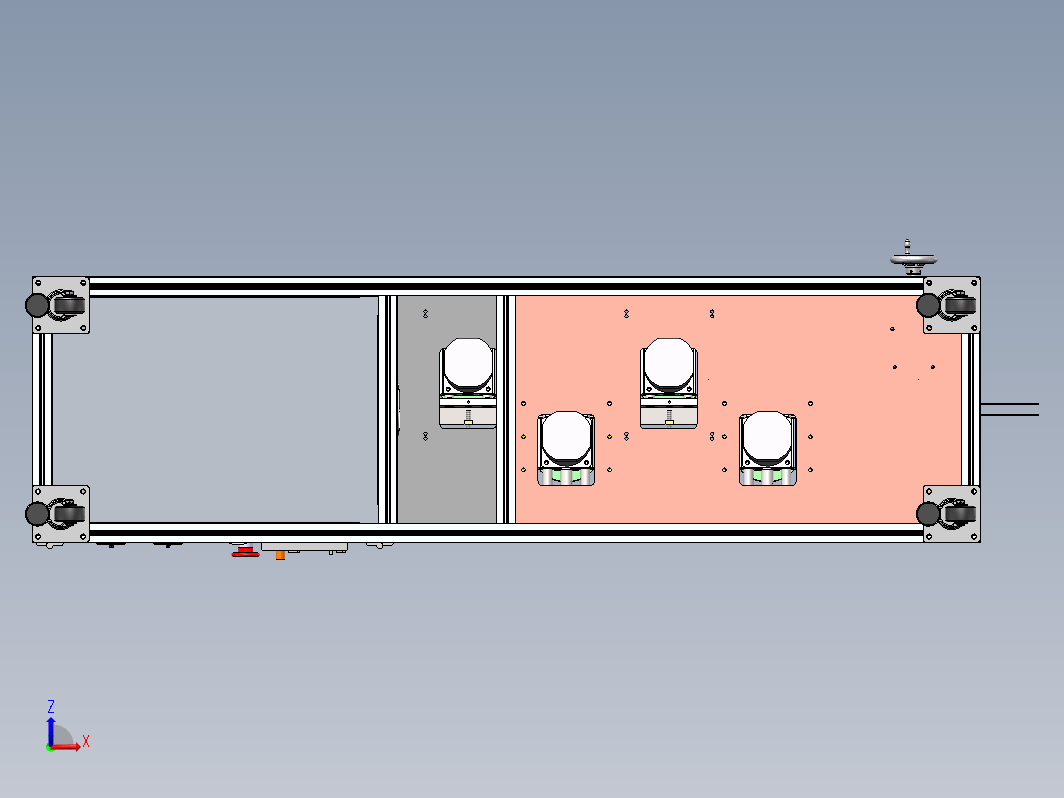 大型电子移动屏3D+BOM清单