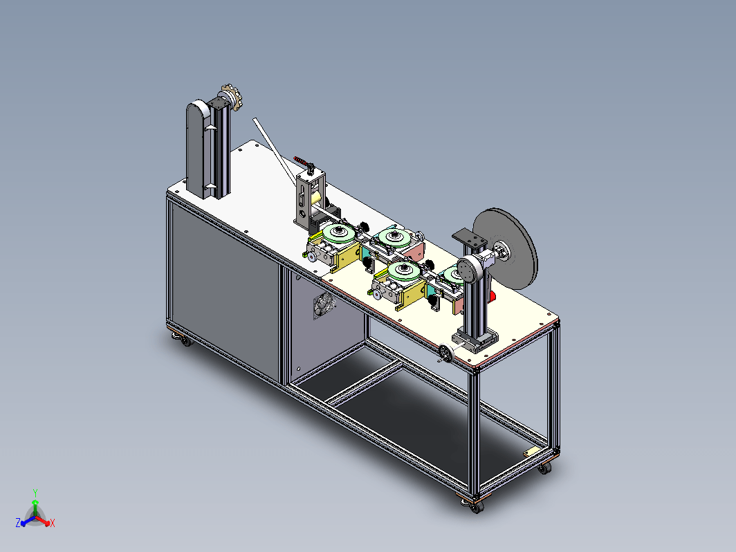 大型电子移动屏3D+BOM清单