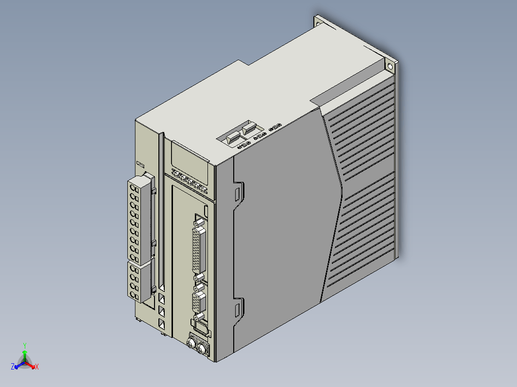 标准型伺服驱动器01052550-WXSTEP_B00（整机3D模型）