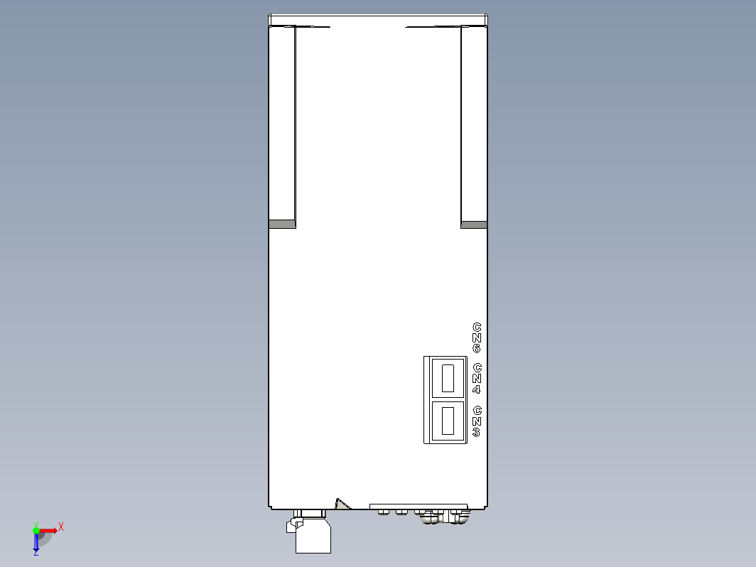 标准型伺服驱动器01052550-WXSTEP_B00（整机3D模型）