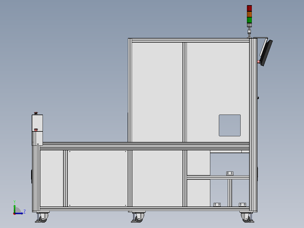 铝型材机架钣金造型-7