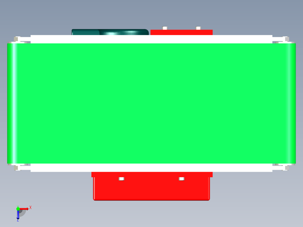 底部驱动180x400带式输送机V2.0的布局