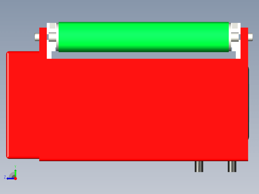 底部驱动180x400带式输送机V2.0的布局