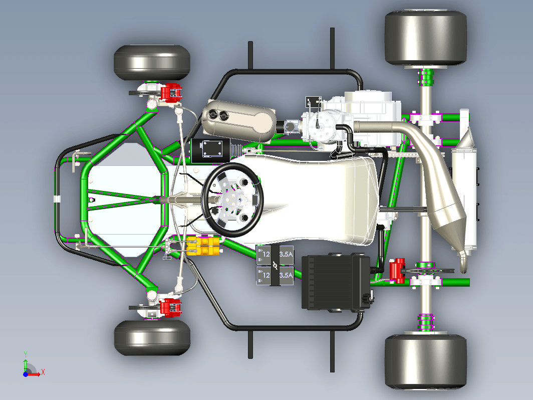 发动机卡丁车 125cc ROTAX