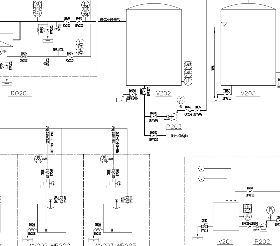 30TH膜法（UF+RO）中水回用流