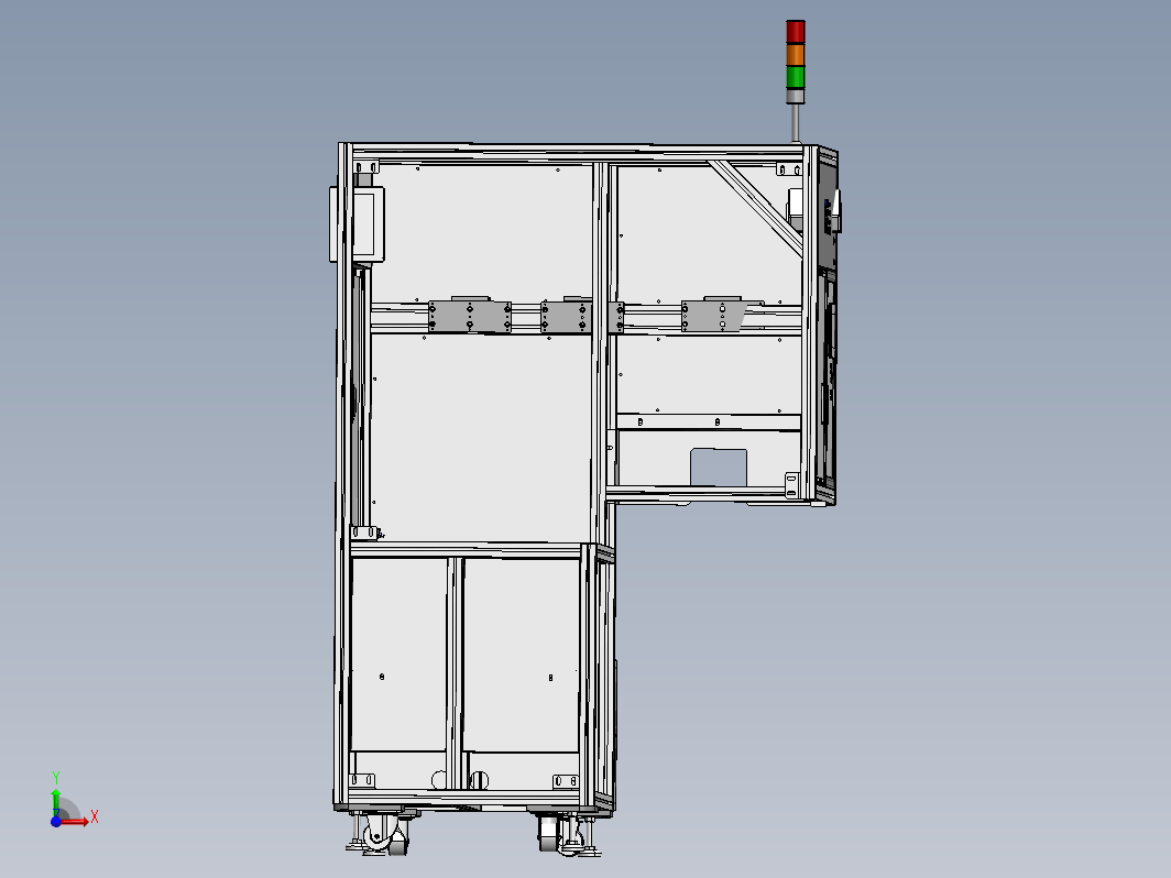 铝型材机架钣金造型-22