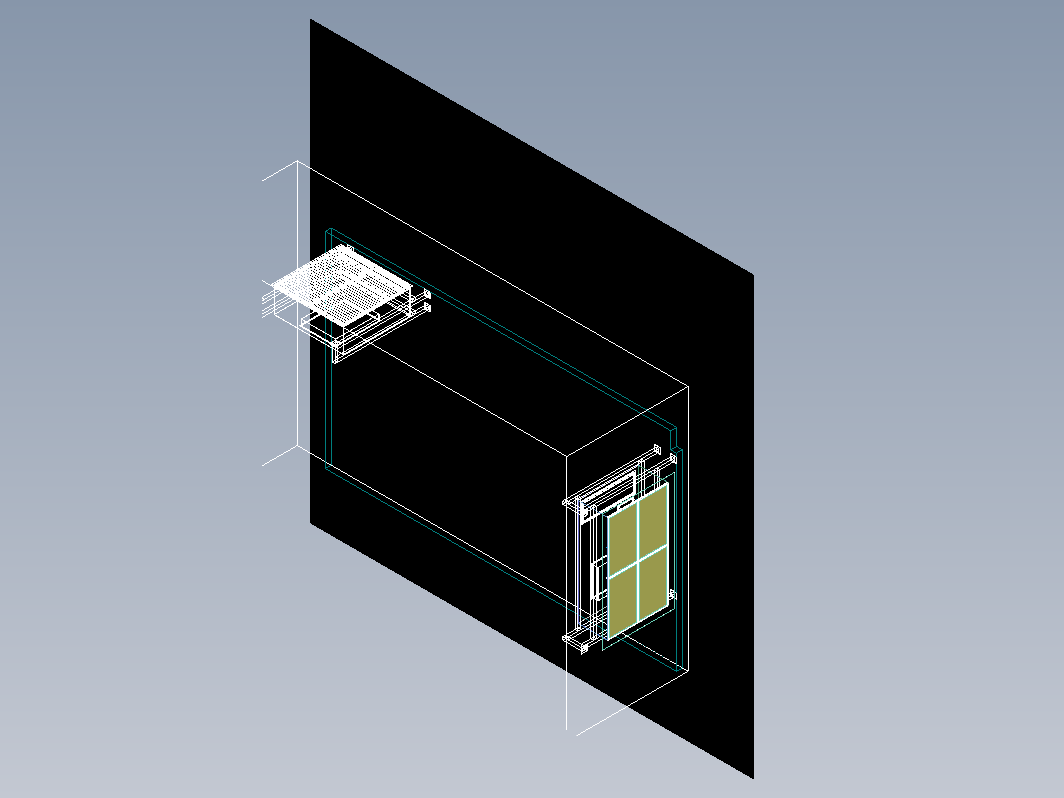 通过西班牙墙的freh空气吸入详图