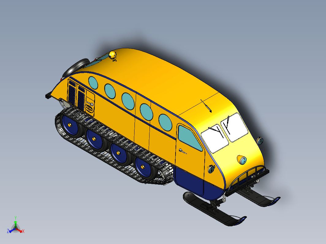 雪地履带车 auto-neige Bombardier B12