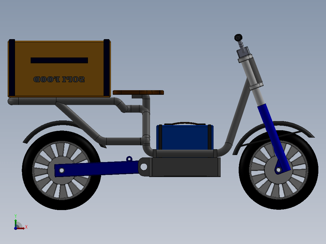 电动汽车3D模型