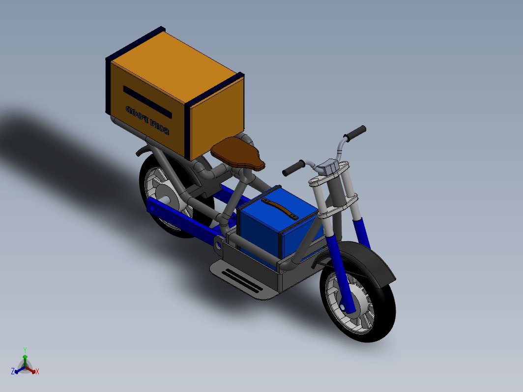 电动汽车3D模型