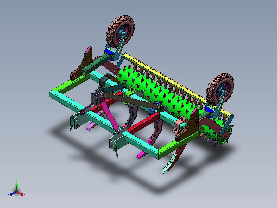 作物斧式犁头