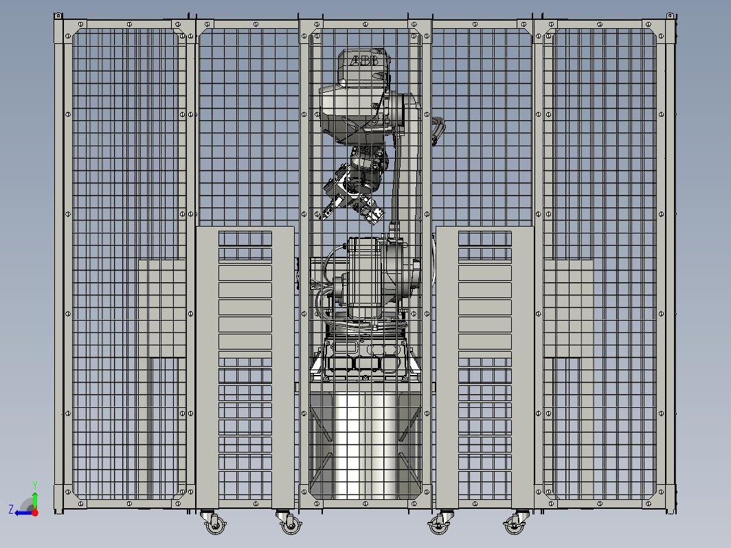 装配机器人单元 robotic cell