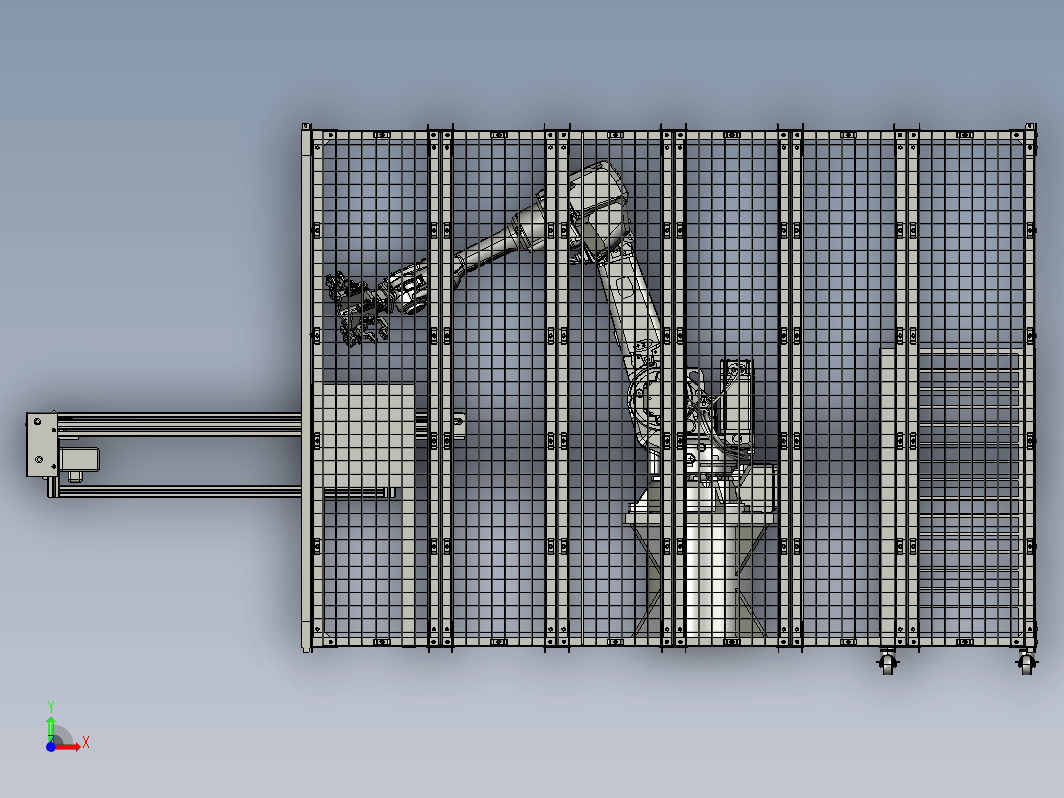 装配机器人单元 robotic cell