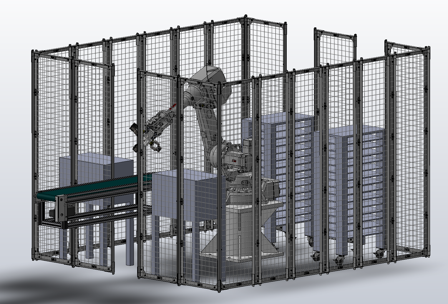 装配机器人单元 robotic cell