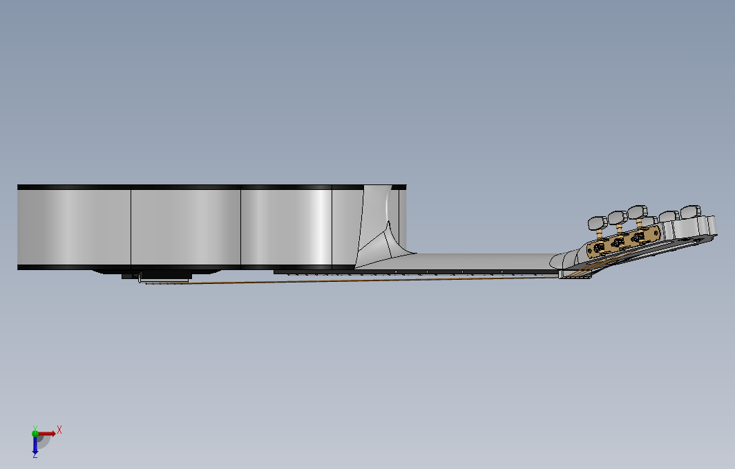 SOLIDWORKS模型下载--原声吉他