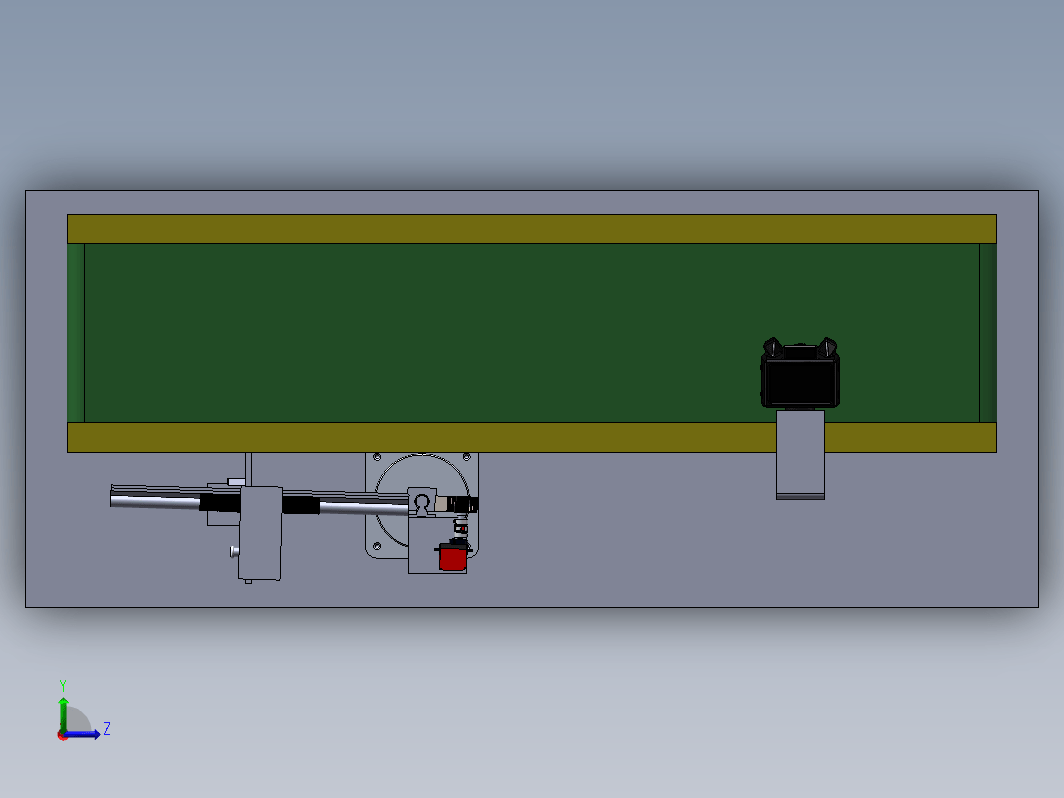 巡线机器人塔架机库结构设计三维SW2017带参+CAD+说明书