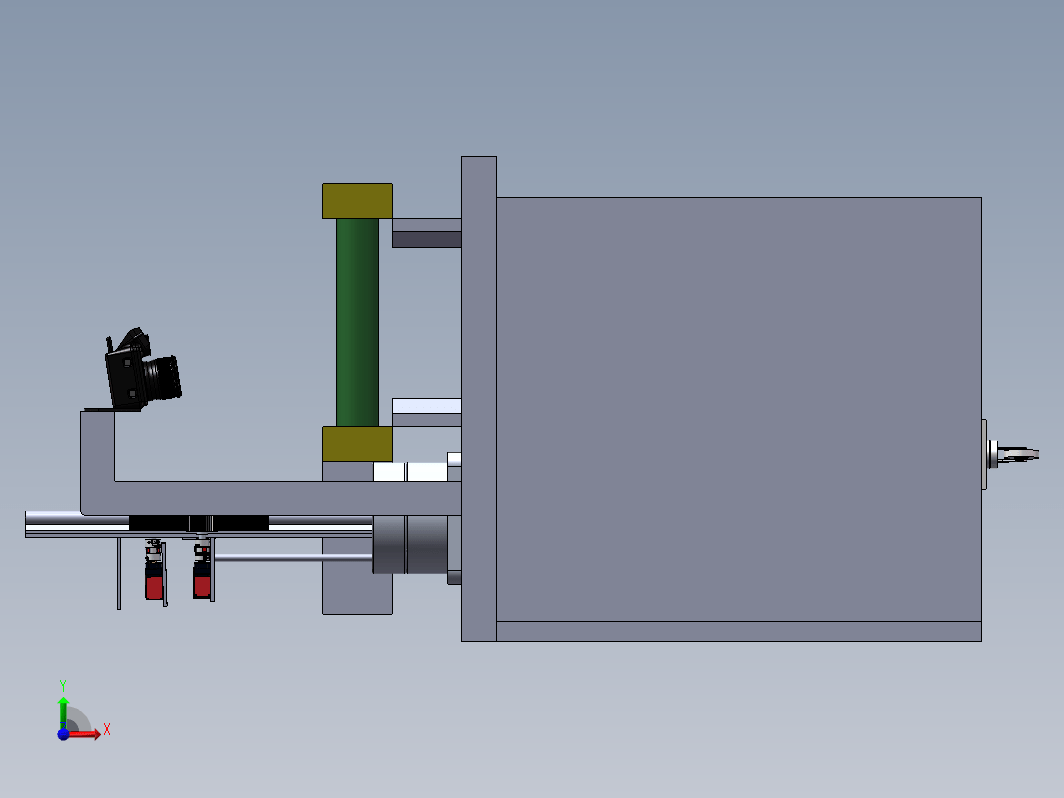 巡线机器人塔架机库结构设计三维SW2017带参+CAD+说明书