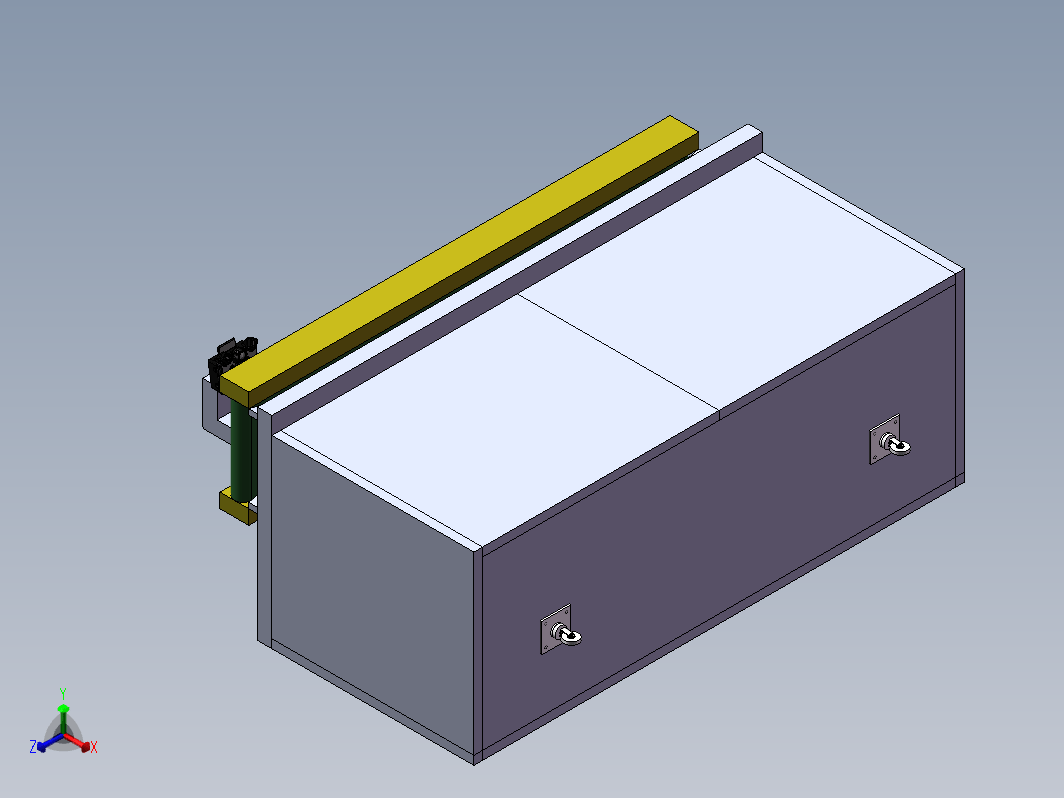 巡线机器人塔架机库结构设计三维SW2017带参+CAD+说明书