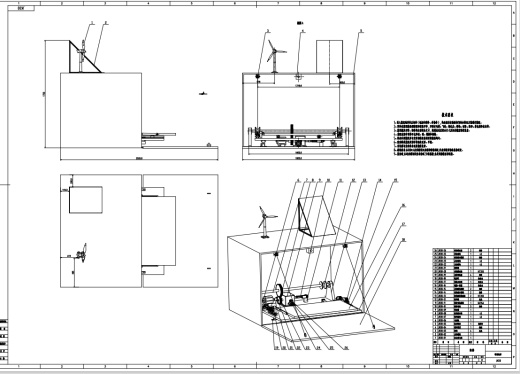 巡线机器人塔架机库结构设计三维SW2017带参+CAD+说明书缩略图