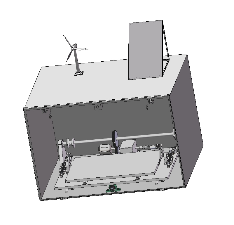 巡线机器人塔架机库结构设计三维SW2017带参+CAD+说明书