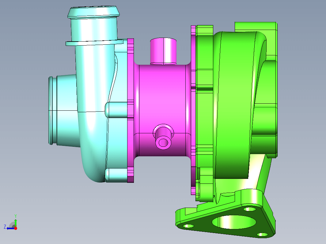 涡轮压缩机结构 turbo compresseur