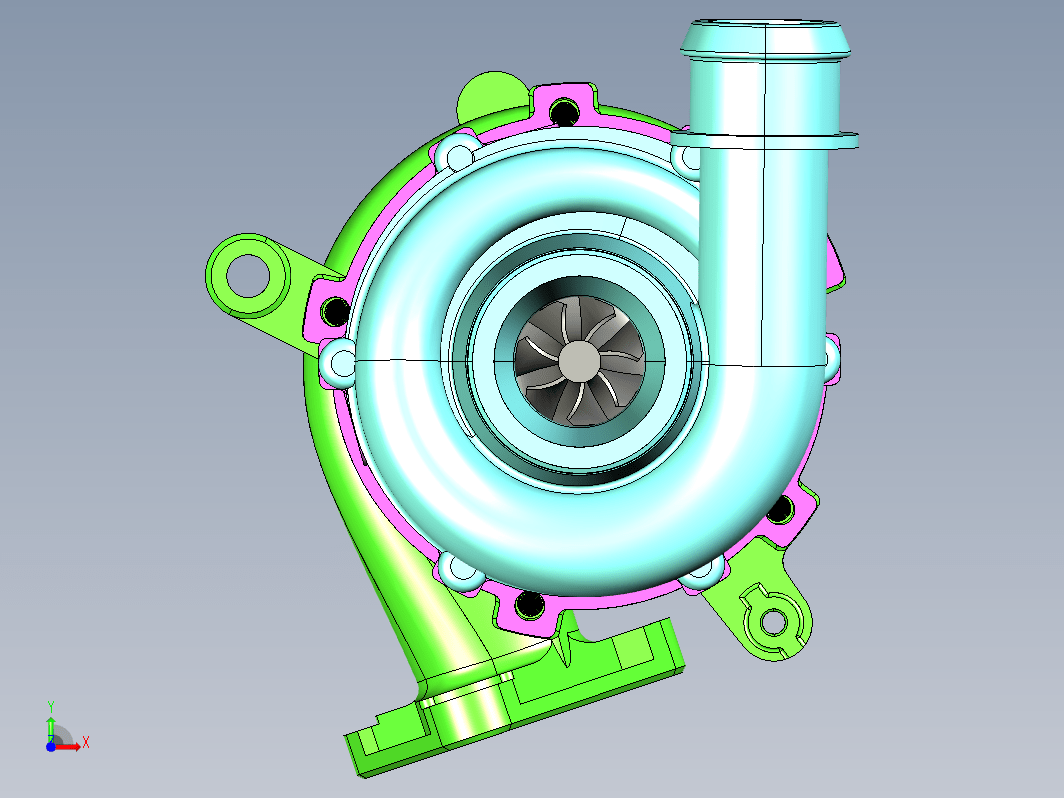 涡轮压缩机结构 turbo compresseur