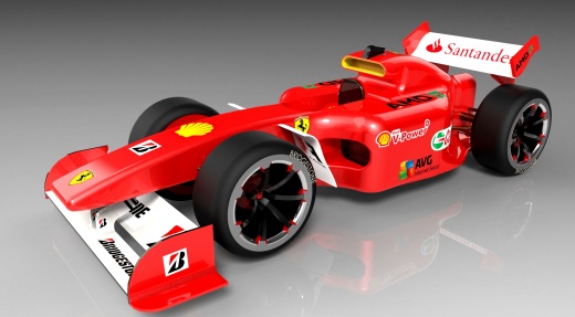 简易玩具F1赛车缩略图