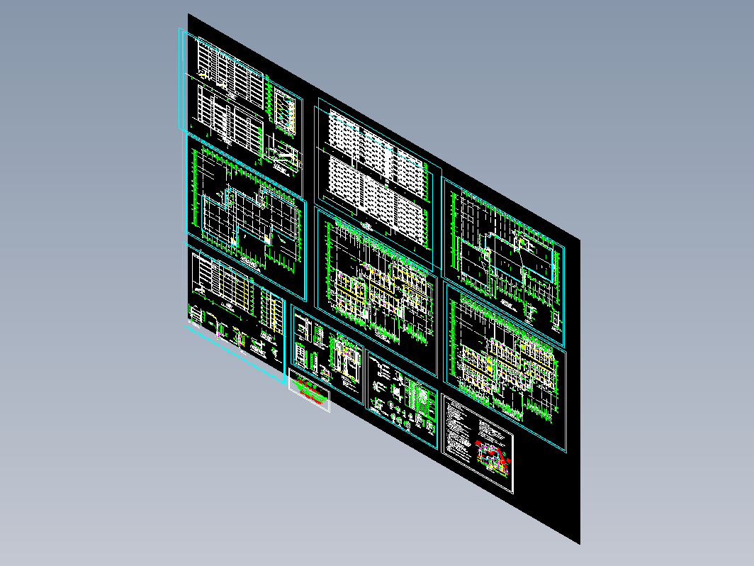 某学院宿舍楼建筑图