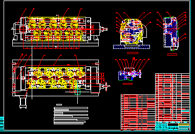 旋转夹具CAD