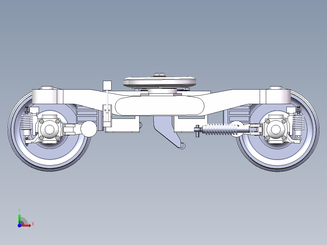 CRH2型动车组拖车转向架