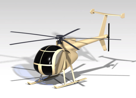 MH-6 小鸟式轻型直升机缩略图