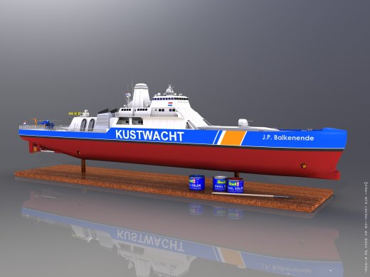 Modelkit Kustwacht船舶模型航模缩略图