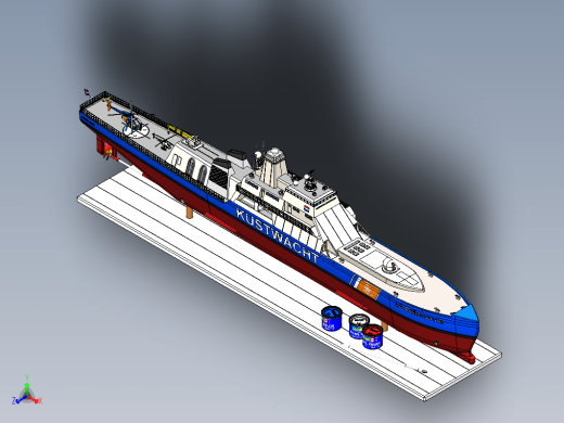 Modelkit Kustwacht船舶模型航模缩略图