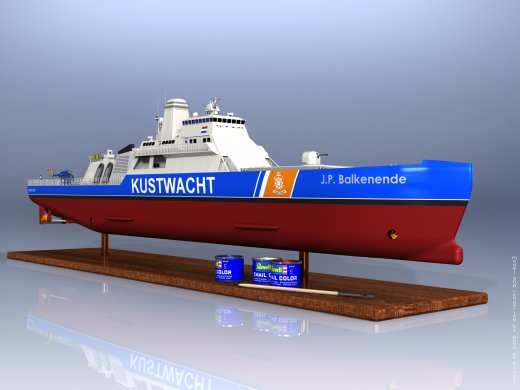 Modelkit Kustwacht船舶模型航模缩略图