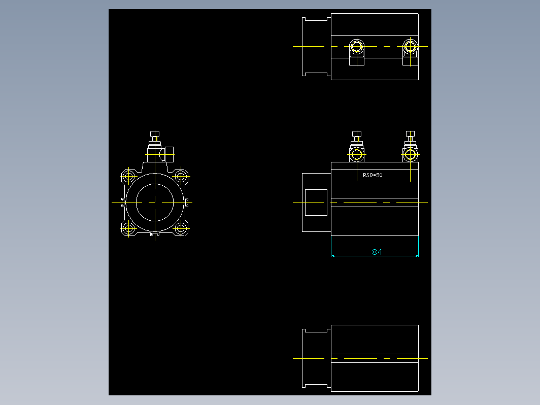 气缸 rsq50