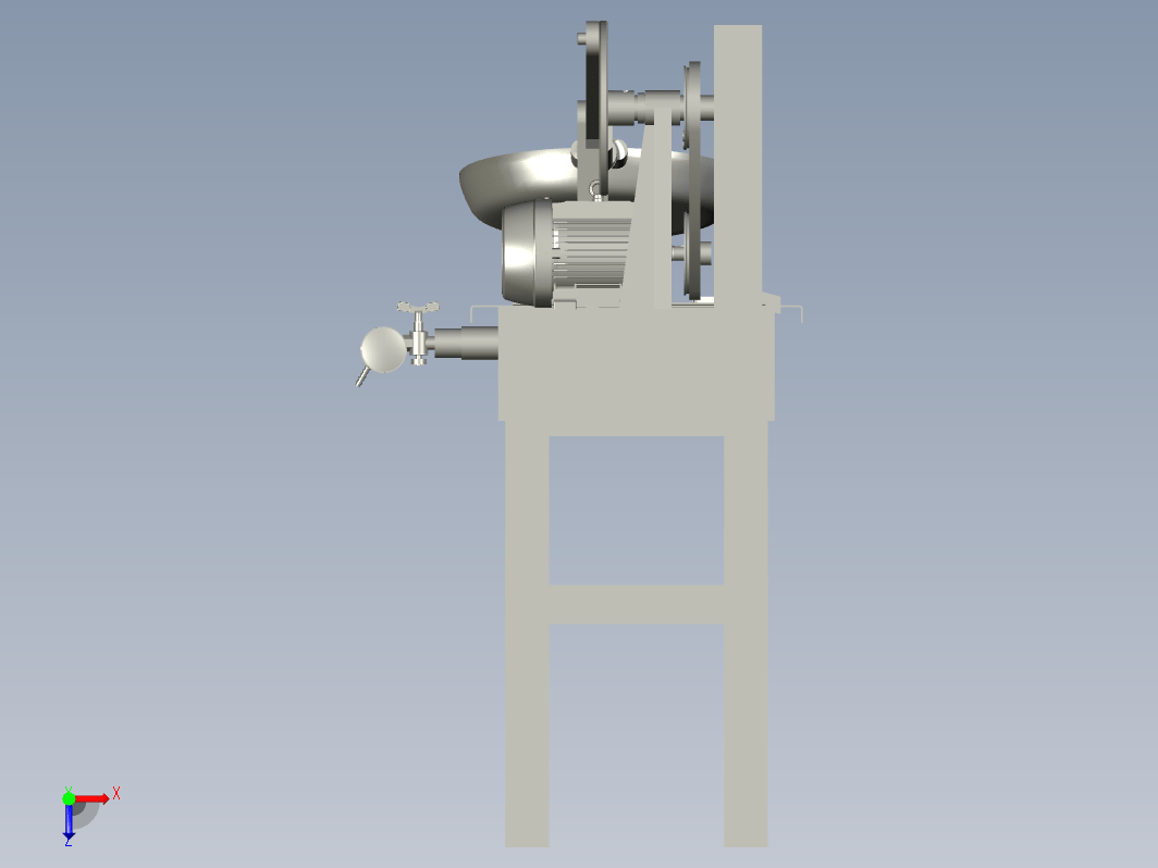 自动炒菜机（模拟颠勺式）三维Step+CAD+说明书