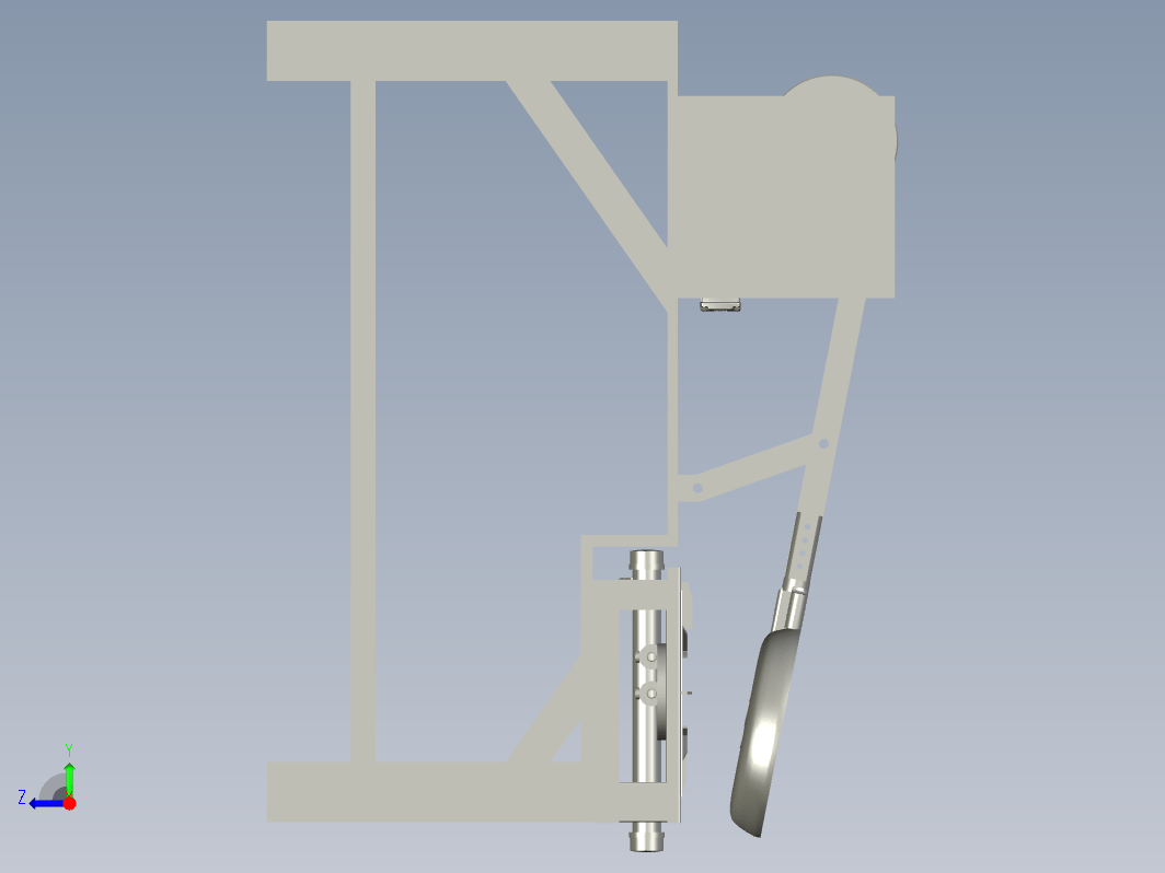 自动炒菜机（模拟颠勺式）三维Step+CAD+说明书