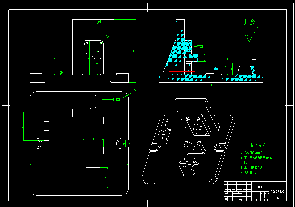 泵缸体加工工艺规程及钻孔夹具设计三维ProE5.0带参+CAD+说明书