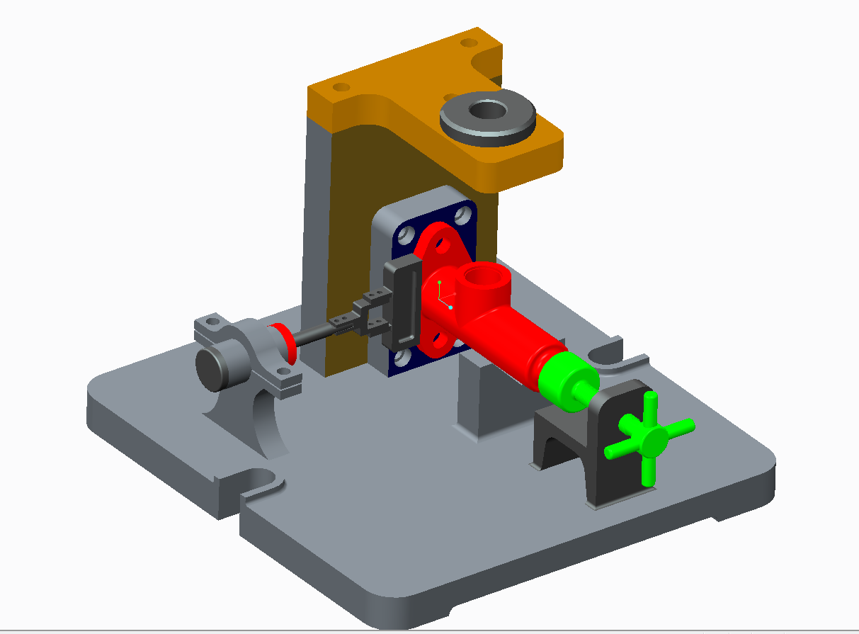 泵缸体加工工艺规程及钻孔夹具设计三维ProE5.0带参+CAD+说明书