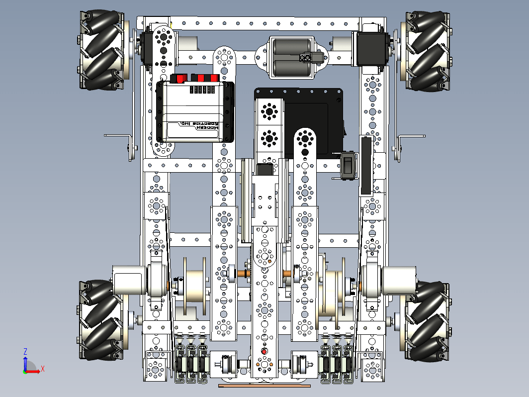 麦轮机器人车 Hackercats Skystone