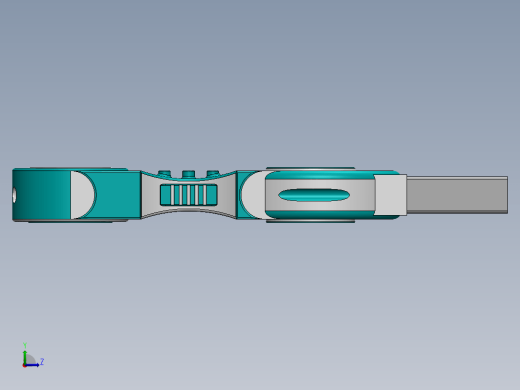 USB 3D 模型（通过 Keyshot 渲染）缩略图