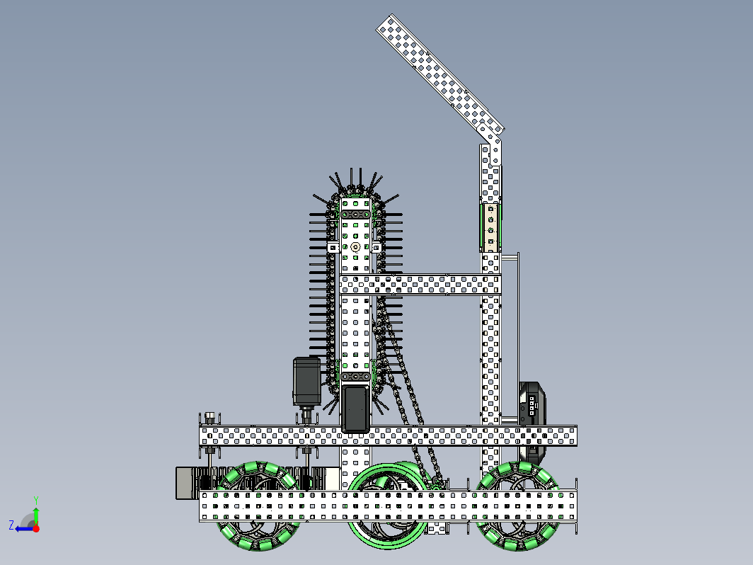 ef-10全向轮比赛机器人小车